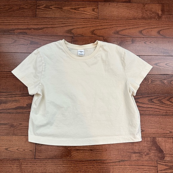 J.O&CO Cream Waist Length T-Shirt 100% Cotton - Picture 2 of 8